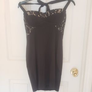 Moda international bodycon halter dress